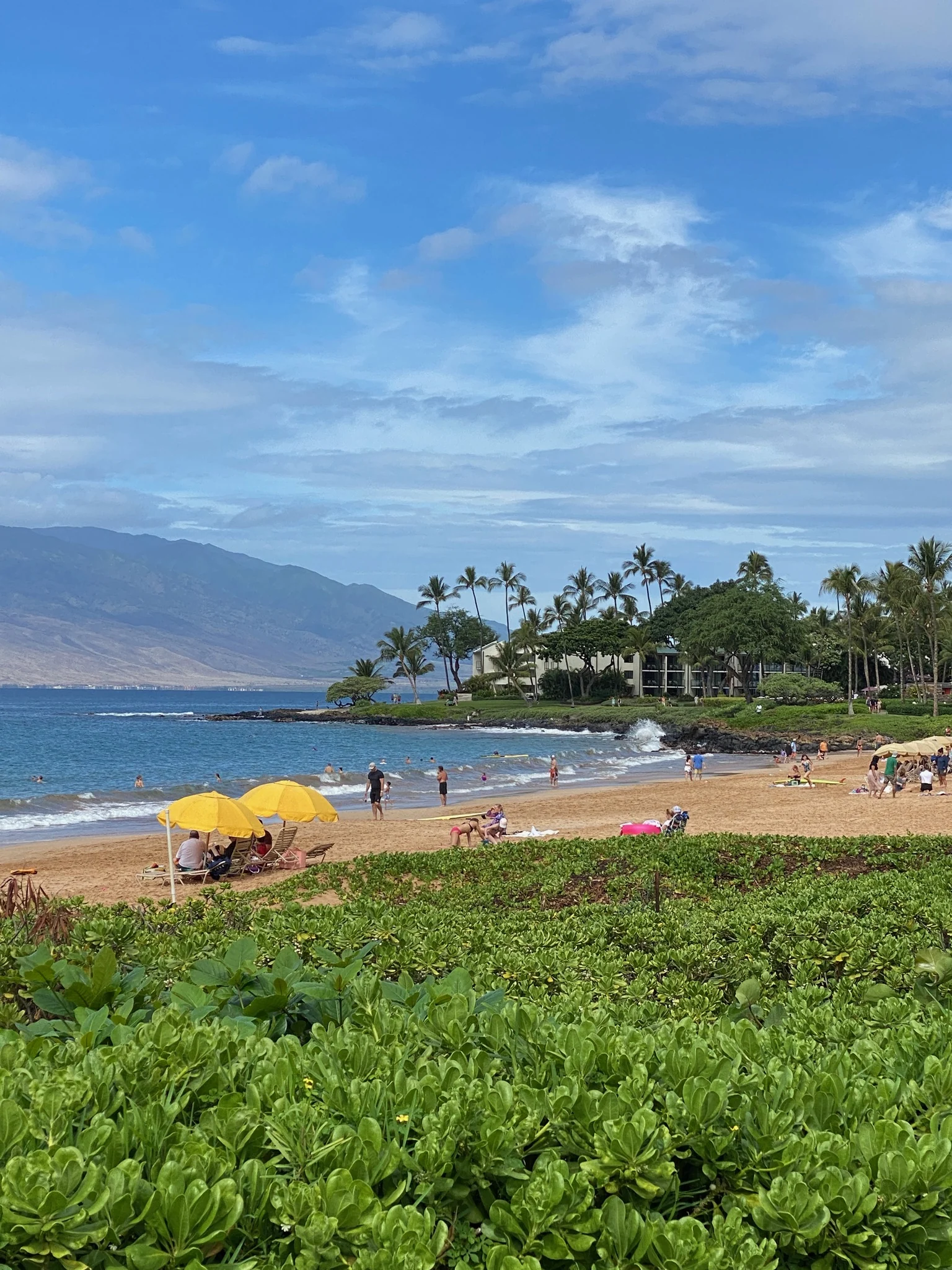 A beach on the south Maui coast near unit 711